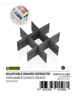 Qlux L-508 3pcs Ayarlanabilir Çekmece Bölmesi*36