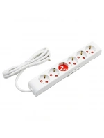Rı-tech ( 6lı - 2mt ) Uzatma Kablo & Topraklı Grup Priz ( 001 175 610002 02 00 )*12