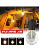 Rustik Taşınabilir Şarjlı Tasarruflu Ampul 10w Led Lamba Type-c Şarj Askılı Asma Aydınlatma
