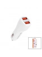 S-link Ip-805 Dual Usb ( 2xusb ) Oto & Araç Çakmaklık Şarj Başlık ( 2.4 A )*5x12