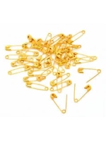 Safety Pıns ( Sarı ) ( No-00# ) ( 1 Great ) Çengelli İğne ( Dökme = 1728pcs=paket )*1x50