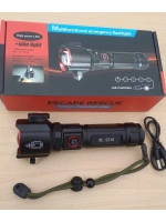 Şarjlı El Feneri Yüksek Güçlü Led Işık Usb İle Şarj Escape Rescue