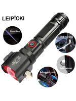Şarjlı El Feneri Yüksek Güçlü Led Işık Usb İle Şarj Escape Rescue