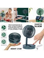 Şarjlı Masaüstü Fan Usb Şarjlı Mini Fan
