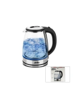 Sinbo Sk-8033 ( Cam & Ledli ) Kettle ( 1.8lt ) ( Gizli Rezistans & Kablosuz ) (360° Gövde ) 1500w*4