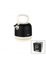 Sinbo Sk-8035 ( Siyah ) ( Çelik ) Retro Pencereli Kettle Su Isıtıcısı ( Kablosuz Kullanım ) ( 2.2lt ) (360° Dönebilme)*4