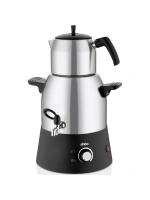 Sinbo Stm-5817 (elektrikli) Semaver (musluklu) Çay Makinesi Çaycı (çelik Su Kazanı=3lt & Çelik Demlik=1.1lt) (1000w)*4
