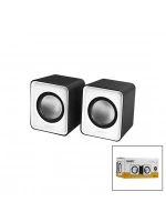 Snopy Sn-66 ( Beyaz ) Usb 2.0 Multimedya 1+1 Hoparlör Speaker Set 6w*100