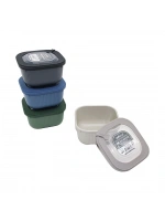 Softchef-00682 Lıne ( 1100ml ) Renkli Plastik Saklama Kabı ( Vakum Kapak )*24=k