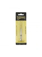 Solingen Elize Slg-379 ( Dik Çizgili Desen ) ( Gümüş ) Cımbız*12x50