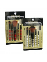 Solingen Slg-404b Desenli Allık & Makyaj Fırçası Set*12x30