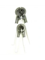 Star-927 ( 2pcs Set ) Metal Fındık & Ceviz Kıracak Beyaz Saplı*40