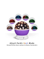 Star Master Dmr-4900 ( Dönerli & Ay Yıldız Görselli ) Gece Lambası ( Pilli & Usb =d.c 5v ) *60