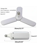 Sunlife Beyaz Işık 3 Pervaneli 45 Watt Tasarruflu