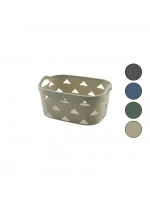 Sunplast Sd-5003 ( No-3 ) ( 3.8lt ) Çok Amaçlı Sepet ( Deri Görünüm Desenli ) (renkli Plastik) (çift Dahili Kulp)*36=k