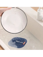 Süzgeçli Lavabo Gider Koruyucu Mat Gri