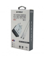 Syrox Pd18l ( İphone ) ( Type-c To Lıghtnıng ) ( Hızlı ) Ev Şarj Seti 3.0a 18w Pd*200