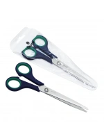 Taksun C-2007 ( 6.5 & 18cm ) Makas ( Lacivert & Yeşil Saplı )*12x40