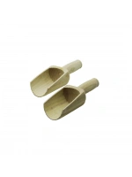 Taraklı Ahşap Trk-372 ( Ahşap Bambu ) ( Büyük ) Kürek Baharat ( Kaşık & Kürek )*12x20