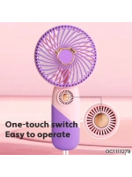 Taşınabilir Mini USB Şarj Edilebilir Fan - Masaüstü El Fanı - El Vantilatörü