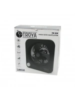 Troya By Hook Tr-516 Masa Üstü Vantilatör (fan=22cm) (3 Kademe Hız) (40w) ( 3 Pervane ) (siyah Pls.stand=28x27x13cm)*6