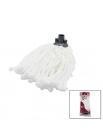 Twin Star ( Örgülü İp ) Püskül ( Beyaz ) Mikrofiber Mop*48=k