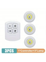 Uzaktan Kumandalı Yapışkanlı 3lü Led Spot Lamba