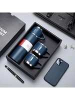 Vacuum Flask Set ( Çantalı ) ( 3pcs Bardaklı ) Renkli Çelik Termos Seti ( 500ml )*50