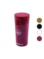 Vacuum Insulatıon Clkn-1460 (çelik=18-8) (metal) Termos Kupa Bardak (300ml) (filtreli) (kulpsuz) (bas-aç Kilitli Kapak)*50
