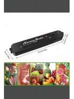 Vacuum Sealer Ev Tipi Vakumlama Ve Yapıştırma Makinesi + 10 Adet Vakum Poşeti