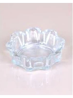 Vıdrex G-1025 Flower ( Cam & Şekilli ) Yuvarlak Küllük ( Çap:10.8cm D:3cm )*48
