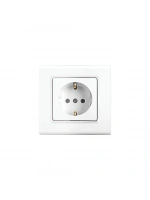 Viko Linnera 91400008 Çerçeveli Topraklı Priz ( Beyaz )*15x10