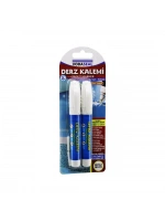 Vodaseal Astm D-4236 ( 2pcs ) Beyaz Derz Kalemi ( Su Bazlı & Kokusuz ) ( 2 Adet Yedek Uç )*60
