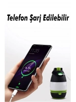 VOLEMİ Şarjlı Kamp Lambası Masa Lambası Uzun Menzilli Acil Durum Feneri V-068