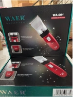 Waer Erkek Tıraş Makinesi Çift Batarya Berber Tipi Wa-001