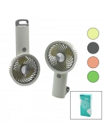 Wınnboss Ekl-19 (usb Şarjlı) Mini El Fanı (çap: 9.2cm & Y:19cm) (sabit Başlık) (3kademe Hız) (2in1=askı Kulp & M.üstü Oturak)*168