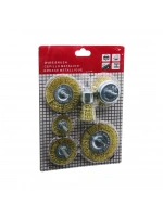 Wıre Brush Lrd-25 ( 6pcs ) Dairesel Çelik Tel & Çanak Fırça Seti*60
