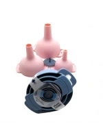 Wish Home Wh-56 ( 3pcs ) Süzgeçli Huni Seti ( Hazne Çap: 6-8-9.5cm & Boğaz Çap: 1.25-1.9-2.5cm ) *48