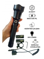 Wison Ws-5412 Tüfek Feneri, Geniş Açı Avcı El Feneri 20 Watt
