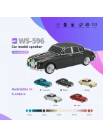 Ws-596 Araba Görünümlü Kablosuz Bluetooth Hoparlör Siyah