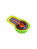 Yakut-10814 ( 6pcs ) Plastik Rengarenk Ölçü Kaşık Set*144