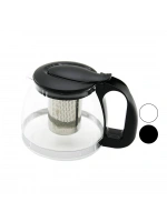 Yakut-8883 ( 1250ml ) ( Cam ) Demlik ( Çelik Süzgeçli & Plastik Kulp & Kapak & Krom Çerçeve )*36