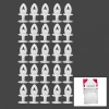 Egonex İst.grup ( Geçmeli ) Perde Düğmesi ( 20pcs ± 2ad )*25x40