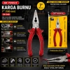 Egonex Gk Tools ( Kırmızı & Şeffaf ) ( 7 ) ( Saplı ) Kargaburnu ( 180mm) *6x20