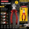 Egonex Gk Tools ( Kırmızı & Şeffaf ) ( 7 ) ( Saplı ) Yan Keski ( 180mm )*6x20