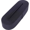 Egonex Huzur ( Siyah & 4cm ) Paça Lastik Yassı Geniş 10mt.*20