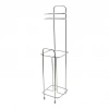 Egonex Lalezar Lzr-642 ( Kare ) ( Metal & Krom ) Yedekli Wc Kağıtlık*12