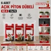 Egonex Medalyan Dl-26 ( 19x70 ) ( 6pcs ) Açık Piton Dübelli*12x12