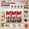 Egonex Medalyan Dl-27 ( 20x80 ) ( 5pcs ) Açık Piton Dübelli*12x12