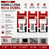Egonex Medalyan Dl-32 ( 3.5x35 ) ( 13pcs ) Dübelli Vida*12x12